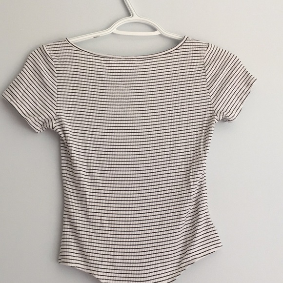 black and white stripped shirt. - Picture 2 of 2